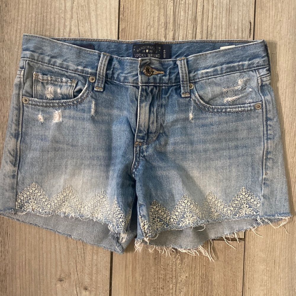 Lucky Brand Denim Shorts Size 00/24